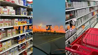 WEEKLY VLOG EP. 7 (TARGET RUN + GROCERY SHOPPING + MORE)