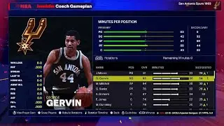 NBA 2K25: San Antonio Spurs 1982-83 classic team