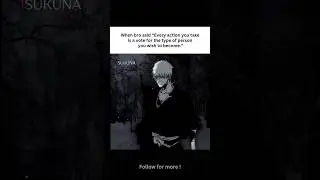 When bro said every action you take is a vote #life #manga #relatable #peace