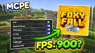 FoxyFall FPS CLIENT for MCPE 1.21+ 🦊🔥 | Massive FPS Boost, Lag Fix & Clean UI! 🚀⚡