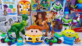 Unboxing Disney Pixar Toy Story toy collection ASMR | Woody & Bullseye, Buzz Lightyear & Rex, Aliens
