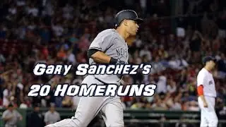 Gary Sanchez's 20 Home Runs In Order | 1080p HD