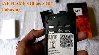 LYF FLAME 8 (Blue, 8 GB) Unboxing