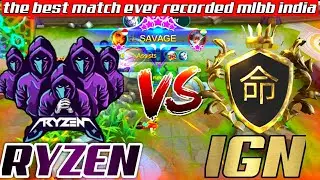 literally the best match I ever saw - RYZEN VS IGN - season 13 rank match