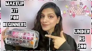 Beginner makeup kit under 200/-rs #makeup #makeupkit #beginners