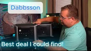 Dabbsson DBS1300 portable power station with DBS1700b extra battery unboxing and review!