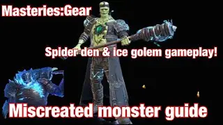 {Raid shadow legends} Miscreated monster level 60 guide & masteries | spider gameplay