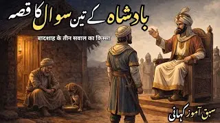 Badshah ke teen sawal Ka kissa|interesting stories in Urdu||Moral stories in Urdu |Hindi Moral story