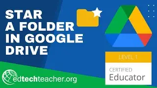 Google Drive: Star a Folder