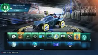 Rocket League X Sonic The Hedgehog gameplay van All Items (Rocket Pass) (Sonic The Hedgehog) (SEGA)