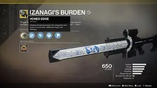 Ps4 - Destiny 2 - Gambit Prime - Guardian Hunt With Izanagi's Burden (11 Kills)