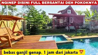 TEMPATNYA TENANG BANGET COCOK BUAT FULL BERSANTAI‼️Escape Pan #villa #bogor 