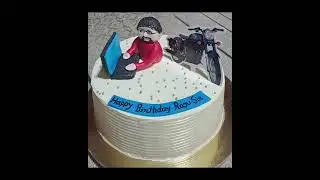 laptop 💻 cake design 🎂decoret with fondant# you tube shorts