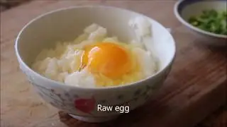 How to make Raw Egg Over Rice | Popular Japanese Breakfast