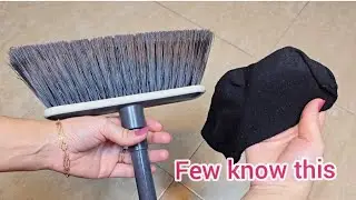 Ich habe eine Socke auf den Besen gesteckt und das Ergebnis hat mich &uuml;berrascht