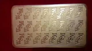 10 oz silver wall Street mint bar 4k upclose look