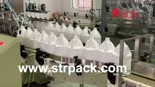 1 Gallon Bleach Liquid Filling Capping Machine Line