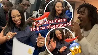 Du jamais vu, awa baba thiam todj na r&eacute;ception domam bi avec ces pas de danse devant wally seck