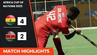Kenya vs Ghana Hockey Match Highlights 2025 | Africa Cup of Nations 2025