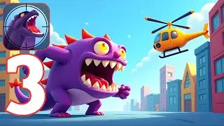 Heli Monsters - Giant Hunter - Gameplay Walkthrough Part 3 (iOS, Android)