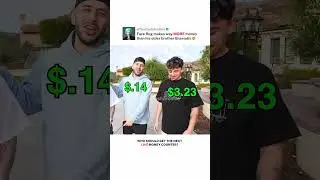 Faze Rug and BROTHER Brawadis LIVE Salary Wage compared 🤑 #money