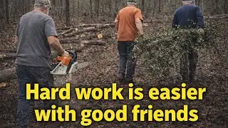 Three Veterans, One Mission &mdash; Cutting Trees and Helping Together 🇺🇸