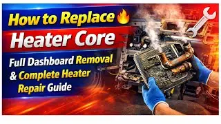 How to Replace Heater Core 🔥 Full Dashboard Removal | Complete Heater Repair