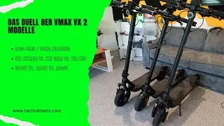 DAS DUELL der VMAX Vx2 Modelle Vx2 Extrem vs.  Vx2 Hub vs. Vx2 Gear am 22% Berg mit 108kg