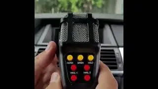 Lautxon - Automobile siren with microphone