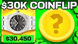 WE DID A COIN FLIP FOR A $30,000 ROYAL OAK AP ON LUXDROP!