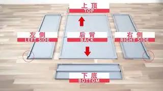 How to install the metal filing cabinet with glass doors?#steelfurnituremanufacturer