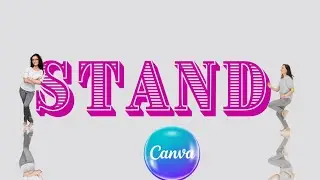 How to make the Text with pictures shadow effect// Canva tutorial// Picture shadow effect