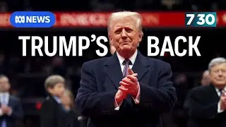 Donald Trump overhauls US policies on first day back in White House | 7.30