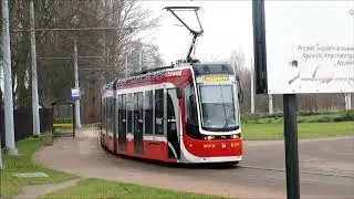 Tramwaje w Częstochowie. Świąteczny wagon Pesa Twist 129Nb/2010N.