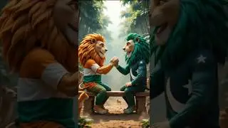 india 🇮🇳 🆚 Pakistan🇵🇰  paw fitting #cartoon #youtubeshorts #viralshort