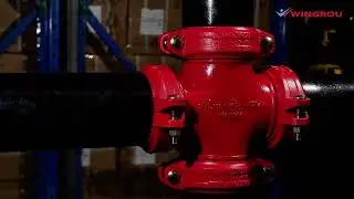 Grooved Cross Tee Installation | Cross Tee | Pipe Fittings | Grooved Pipe