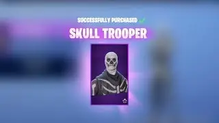 Skull Trooper is *BACK!* with a BACK BLING! - Item Shop (10/10/18) Fortnite Season 6