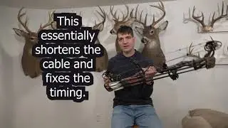 Отрегулируйте момент остановки натяжения тетивы с помощью системы BowTech Smart Bow