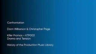 Confrontation - Donn Wilkerson & Christopher P | Killer Promos (KTP003) [Full Track] - HOTPML #1325