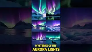 Mysteries of the Aurora Lights 🌌 | Stunning Northern & Southern Lights Explained!#shorts #space