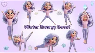 Winter Energy Boost Yoga for Kids | Fun Frozen Workout | Yoga with Lily