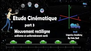 Etude cinématique (part 3) :mouvement rectiligne : 3ème math ,sciences, technique et informatique