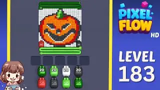 Pixel Flow Level 183 Solution Walkthrough