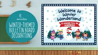 ❄️ Create a Magical Winter Wonderland with Winter Bulletin Board Decorations ✨🛷