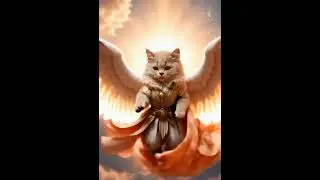 When your cat unlocks angel mode 😻✨ #shorts