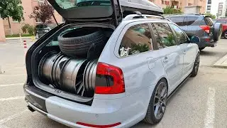 Am pus alte jante pe R19/keskin kt17 8.5j ET30 + update discuri frana RIDEX / Skoda Octavia 2fl VRS