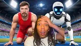IamSwoopty Reacts to MrBeast's World's Fastest Man Vs Robot! | A FIGHT FOR HUMANITY!