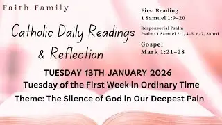 Today's Catholic Mass Readings and Gospel Reflection &ndash; Tuesday, January 13, 2026 #catholicfaith
