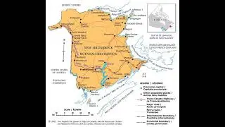 Map of New Brunswick