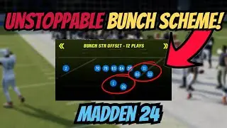 BEST BUNCH IN THE GAME! Gun Bunch Strong Offset Mini Scheme | Madden 24 Tips & Tricks